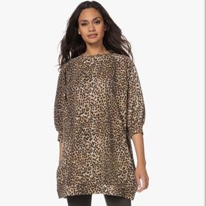 Ragdoll LA Super Oversized Printed Sweatshirt • Brown Leopard